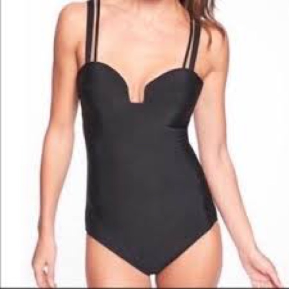 Athleta Aqualuxe Square Plunge One-Piece, XL